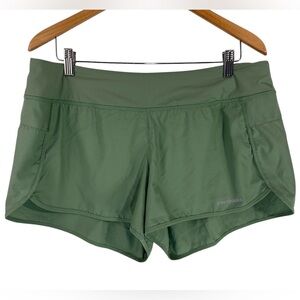 PATAGONIA Strider Pro Shorts Sage Green Lightweight Running Athletic Size XL